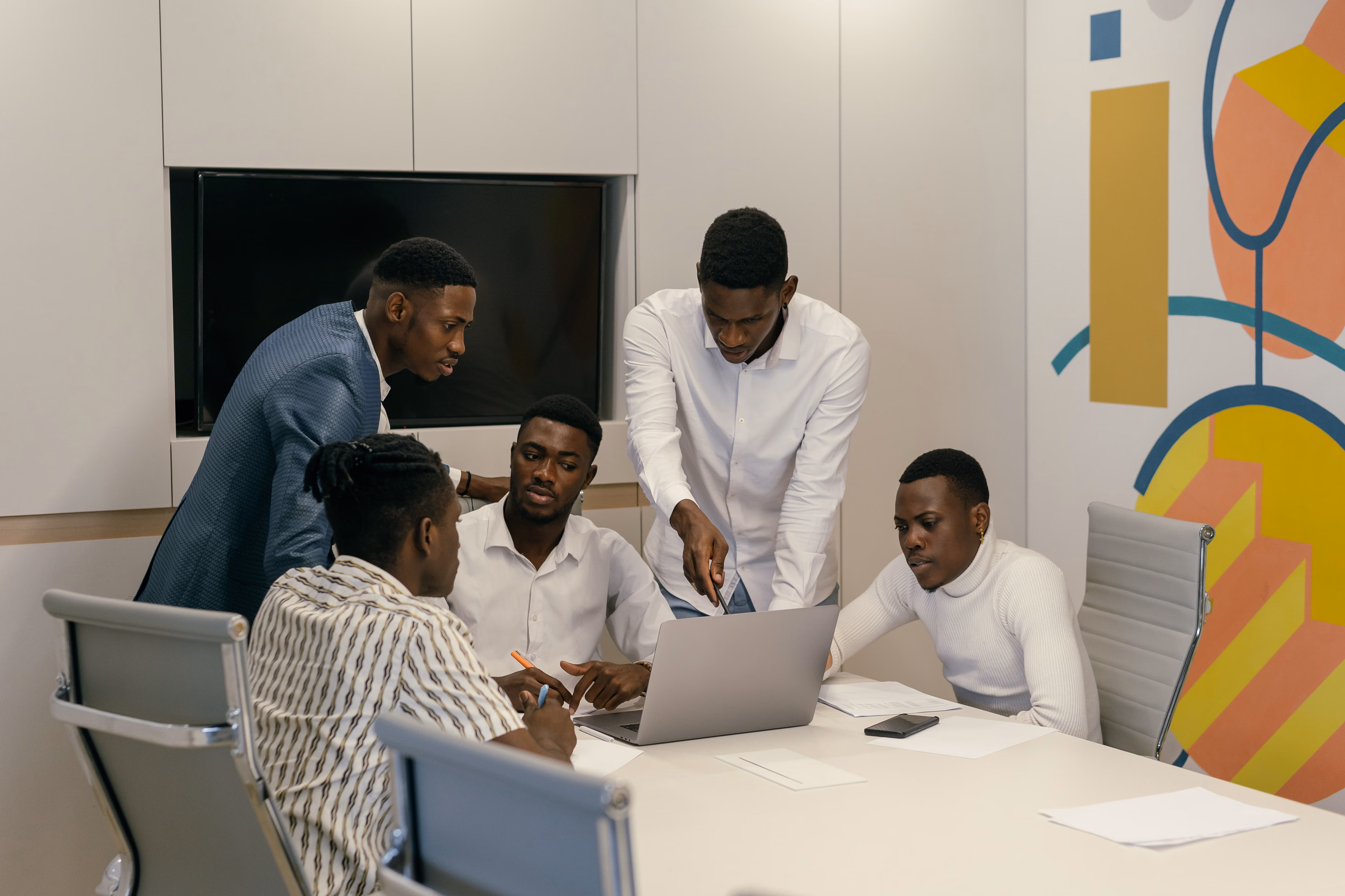 Modern office building and business excellence